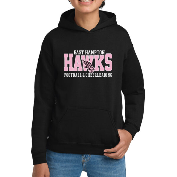 Youth Hoodie Pink Logo Thumbnail